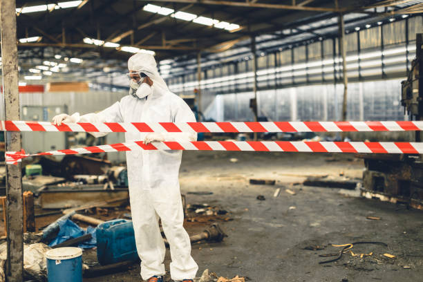 Professional Unattended Death Cleanup technician working in Garwood, NJ